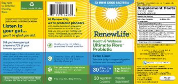 Renew Life Ultimate Flora Health & Wellness Ultimate Flora Probiotic 30 Billion - probiotic supplement