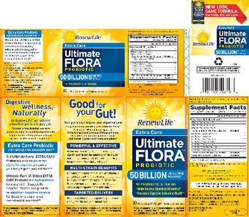 Renew Life Ultimate Flora Probiotic Extra Care 50 Billion - probiotic supplement