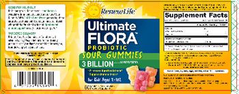 Renew Life Ultimate Flora Probiotic Sour Gummies - probiotic supplement