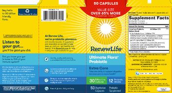 Renew Life Ultimate Flora Ultimate Flora Probiotic 30 Billion - probiotic supplement