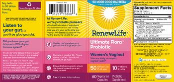 Renew Life Ultimate Flora Women's Vaginal 50 Billion - probiotic supplement
