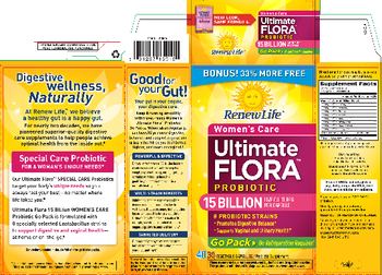 Renew Life Women's Care Ultimate Flora Probiotic 15 Billion Go Pack - probiotic supplement