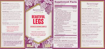 Reserveage Nutrition Beautiful Legs - 