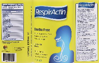 RespirActin Breathe Free - herbal supplement