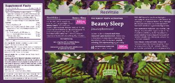 ResVitale Beauty Sleep - supplement