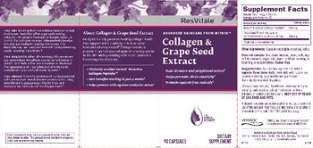 ResVitale Collagen & Grape Seed Extract - supplement