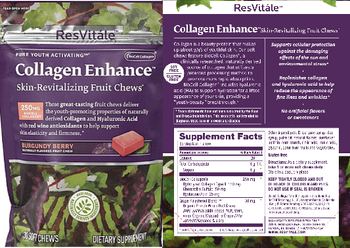 ResVitale Collagen Enhance Burgundy Berry - supplement