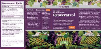 ResVitale Resveratrol 250 mg - supplement