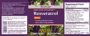 ResVitale Resveratrol 250MG - supplement
