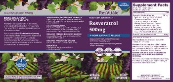 ResVitale Resveratrol 500 mg - supplement