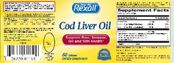 Rexall Cod Liver Oil - supplement