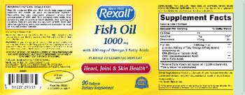 Rexall Fish Oil 1000 mg - supplement