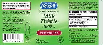 Rexall Milk Thistle 1000 mg - herbal supplement