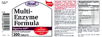 Rexall Multi-Enzyme Formula - supplement