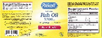 Rexall Natural Fish Oil 1200 mg - supplement