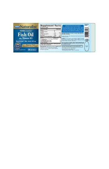 Rexall Naturalist Fish Oil Plus Vitamin D3 - supplement