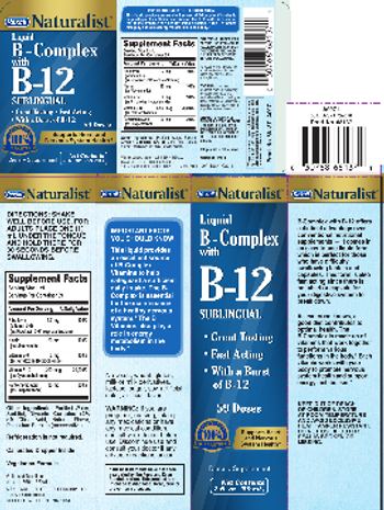 Rexall Naturalist Liquid B-Complex With B-12 - supplement