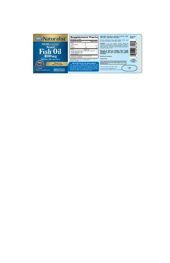 Rexall Naturalist Natural Fish Oil 1000 mg - supplement