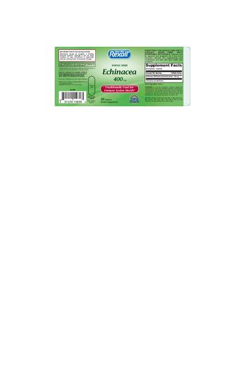 Rexall Whole Herb Echinacea 400 mg - herbal supplement