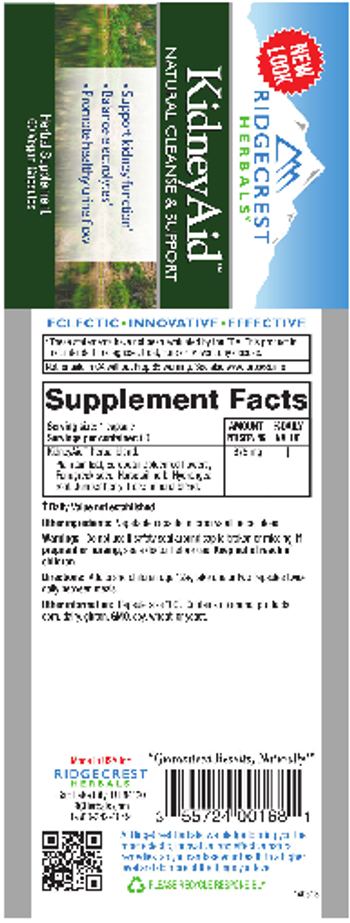 RidgeCrest Herbals KidneyAid - herbal supplement