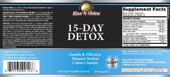 Rise-N-Shine 15-Day Detox - supplement