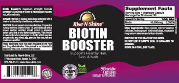 Rise-N-Shine Biotin Booster - supplement