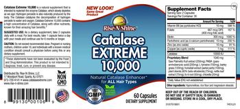 Rise-N-Shine Catalase Extreme 10,000 - supplement