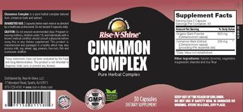 Rise-N-Shine Cinnamon Complex - supplement