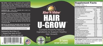 Rise-N-Shine Hair U-Grow - supplement