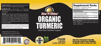 Rise-N-Shine Organic Turmeric - supplement