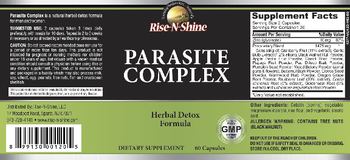 Rise-N-Shine Parasite Complex - supplement