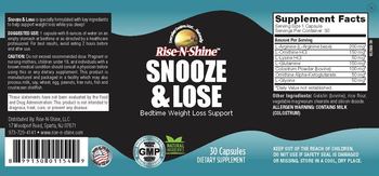 Rise-N-Shine Snooze & Lose - supplement
