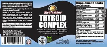 Rise-N-Shine Thyroid Complex - supplement