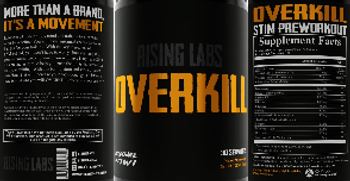 Rising Labs Overkill Blood Orange Kiwi - supplement