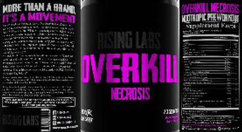 Rising Labs Overkill Necrosis Sour Black Cherry - supplement