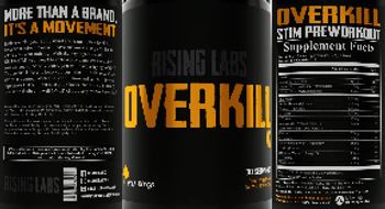 Rising Labs Overkill V2 Wolf Blood - supplement