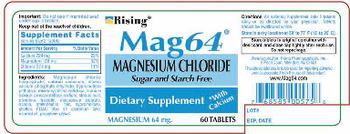 Rising Mag64 Magnesium Chloride - supplement