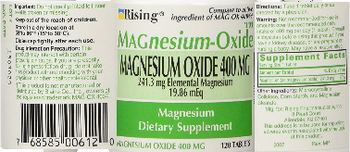 Rising MAGnesium-Oxide - magnesium supplement