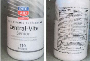 Rite Aid Pharmacy Central-Vite Senior - multivitamin supplement
