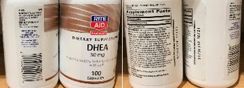 Rite Aid Pharmacy DHEA 50 mg - supplement