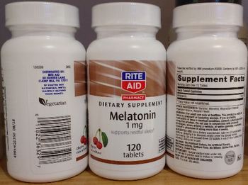 Rite Aid Pharmacy Melatonin 1 mg Cherry - supplement