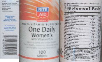 Rite Aid Pharmacy One Daily Women's with Vitamin D-3 - multivitamin supplement