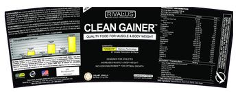 Rivalus Clean Gainer Creamy Vanilla - supplement