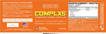 Rivalus Complx5 Fruit Punch - supplement