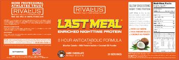 Rivalus Last Meal Dark Chocolate - 