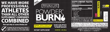 Rivalus Powder Burn Lime - supplement