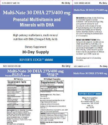 River's Edge Multi-Nate 30 DHA 275/400 mg Multi-Nate 30 Prenatal Multivitamin & Mineral - supplement