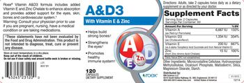 Roex A&D3 with Vitamin E & Zinc - supplement