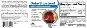 Roex Beta-Sitosterol - supplement