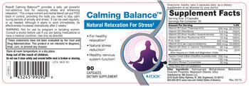 Roex Calming Balance - supplement